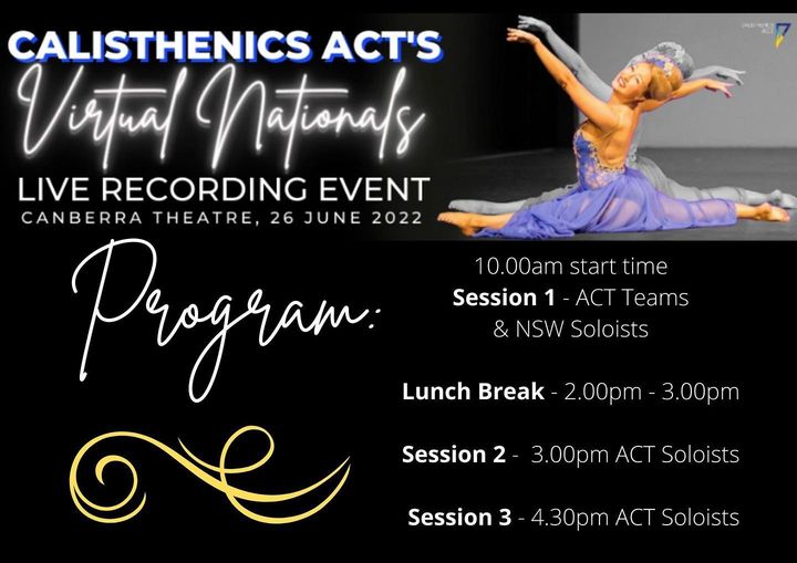 Calisthenics ACT's Virtual National 2022